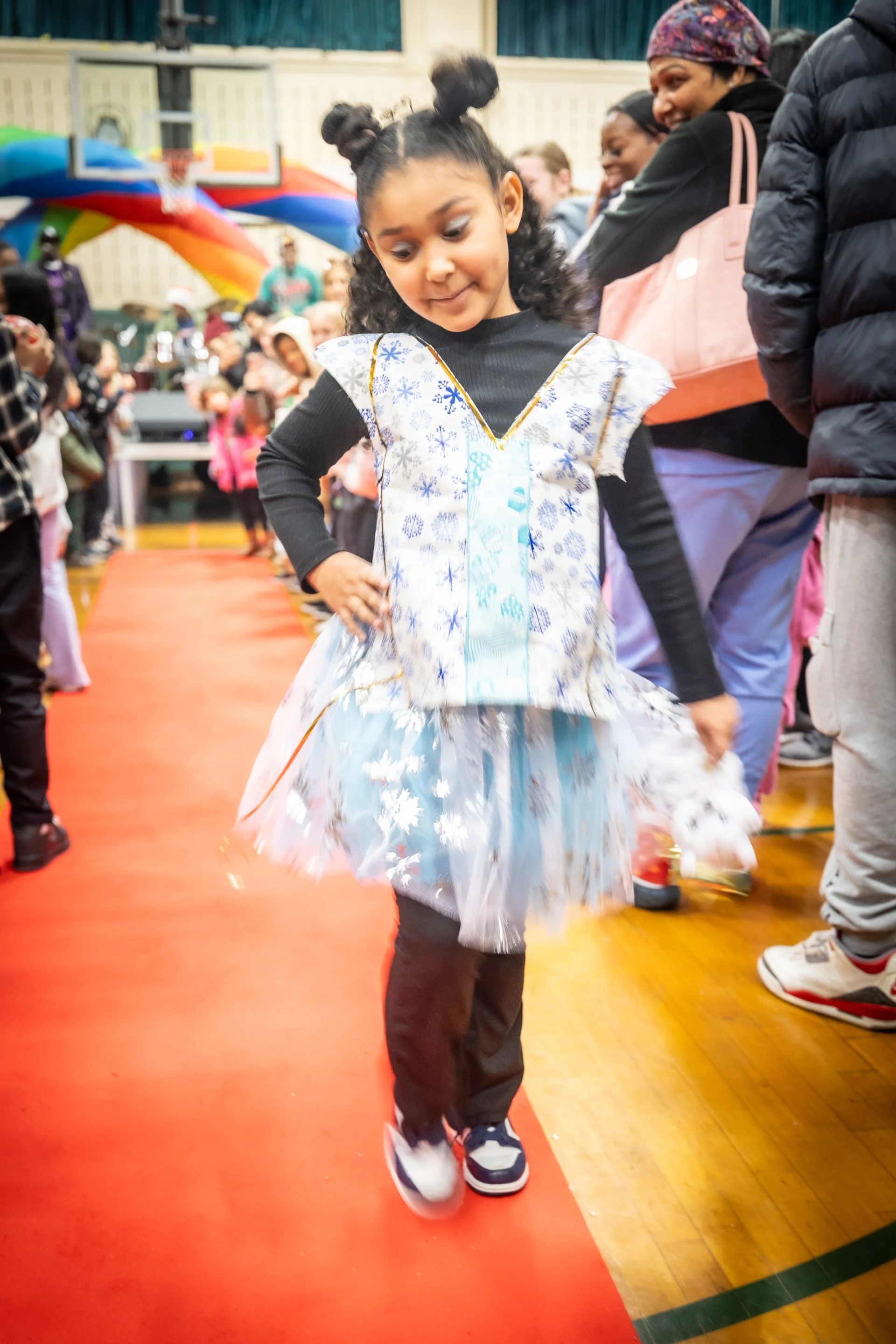Winter Fair fashion show student participant